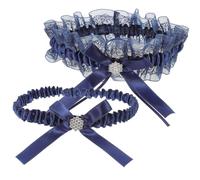 HYTROVE 2pcs Wedding Garters for Brides Delicate Lace Thigh Bands Comfortable Lightweight Classic Style Accessories Bride Suitable for Wedding and Carnival