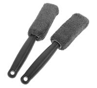HYTROVE 2pcs Wheel Cleaning Brush for Car Detailing Soft Tire and Rim Cleaner Brushes Scratch-resistant Auto Wash Tool for Motorcycle and Vehicle Maintenance