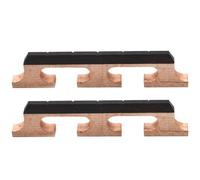 HYTROVE 2pcs Wooden Banjo Bridge Replacement Saddle Bridge Durable Smooth Surface Professional Accessory for String Banjos for Easy Installation Maintenance