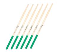 HYTROVE 3 Pairs Slip Maple Drumsticks Comfortable Grip Percussion Sticks for Stage Performance Practice Drumming Skills for Adults