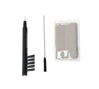 HYTROVE 3 Pcs Multi-Function Hearing Aid Cleaning Kit Earpiece Cleaner Brush and Rod for Removing Wax from Hearing Aids and Batteries Made of Sturdy Abs and Plastic Random Color