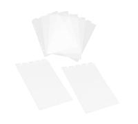 HYTROVE 3 Sets Transparent Binder Dividers Notebook Inserts for Daily Use Easy Document Organization for Journals and Reports Bright Colors for Quick Reference