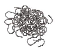 HYTROVE 30pcs S-Shaped Stainless Steel Hooks Sturdy Heavy Duty Wire Hooks Not Easy to Deform for Kitchen and Home Storage