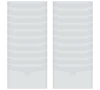 HYTROVE 35pcs Document Organizer Bags for Invoice and Ticket Storage, Pp Material with Easy to Close Or Open Simple Sealing, Unique Style Document Holder Bag for Office and School Use