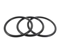 HYTROVE 3pcs Crystal Singing Bowl Rubber Rings Set - Tibetan Bowl Gasket Pads for Sound Cushion, Decor, and Stability - Large 1 + Small 2 Pads for Music Instruments