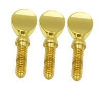 HYTROVE 3pcs Gold Saxophone Neck Screws Professional Replacement Parts Metal Accessories for Soprano Alto Tenor Sax Players Easy Installation
