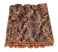 HYTROVE 3pcs Natural Cork Bark Climbing Platforms Reptile Tree Bark Adornments Terrarium Decoration for Lizards Spiders and Snakes 30x20cm