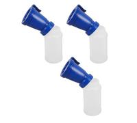 HYTROVE 3pcs Non Return Teat Wash Cup for Cow and Sheep, 300ml Plastic Milking Hygiene Cup with Silicone Seal, Lightweight and Effective Udder Cleaning for Dairy Milking Routines