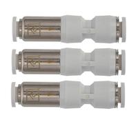 HYTROVE 3pcs Quick Connect One Way Inline Check Valve Fittings for Liquids Push to Connect Mechanism for Easy Installation and Efficient Gas Flow Versatile Use Various Applications