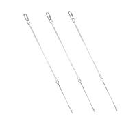 HYTROVE 3pcs Stainless Steel Parrot Food Skewer Bird Feeder Toy Fruit Vegetable Fork for Parrots Outdoor Use