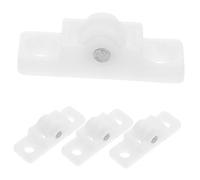HYTROVE 4 Pcs Sliding Screen Door Wheels Smooth and Silent Roller Replacement for Freezers Compatible with Various Door Types Easy Installation Quiet Operation Durable Support Hardware