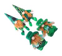 HYTROVE 4 Pcs St Patrick's Day Forest Old Man Cloth Doll Adornment