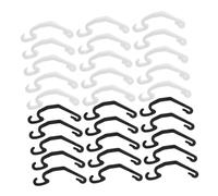 HYTROVE 40PCS DIY Pet Cage Clamp Flexible Plastic Wire Edge Connectors for Rabbit Hamster Bird Cages Detachable Latch Buckle Clips for Secure Small Animal Enclosures Easy Assembly Kit