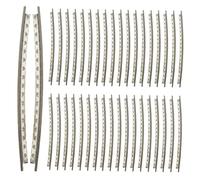 HYTROVE 48pcs Cupronickel Fret Wire for Electric Guitar Fingerboard Replacement Thick Wear-resistant Frets Kit for Bass Guitar with Smooth Transitions and Broad Compatibility