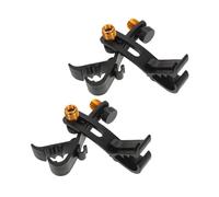 HYTROVE 4pcs Drum Clamp Mic Clip Secure Metal Microphone Drum Kit Clamp Shockproof Bracket for Live Performance Use