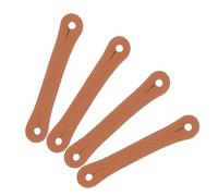 HYTROVE 4pcs Drum Stick Control Straps Leather Drumstick Finger Grip Anti-slip Fixed Holder Drum Accessories for 5a 7a Sticks Beginner Practice Random Color