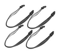 HYTROVE 4pcs Elastic Bicycle Straps for Travel and Mountain Bikes Weather Resistant Tie Down Straps with Flat Bungee Cord Design Fit for Vehicle and Luggage Attachment Outdoor Binding Rope