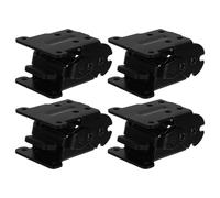HYTROVE 4pcs Heavy Duty Folding Hinges with Self Locking Support Bracket, Stainless Steel Foldable Lock Extension Bracket for Bed Legs and Folding Beds, 90-180 Degree Spring Loaded Action,