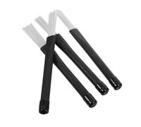 HYTROVE 4pcs Jazz Drum Brushes Durable Nylon Wire Brushes for Versatile Drumming Protect Drum Skin for Musicians the Go Enhances Performance Any Musical Context