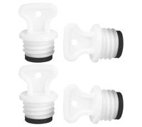HYTROVE 4pcs Leakproof Hot Water Bottle Cover Caps Replacement Screw Plugs with 21mm Inner Diameter Made of Sturdy Pp Rubber, Compact and Safe for Home and Traveling Use