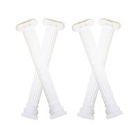 HYTROVE 4pcs Lightweight Greek Roman Pillar Backdrop Intricate Stone Texture, Polyester Corinthian Columns 182x37.5cm, Easy to Install Wedding and Indoor Banquet Hall Decorations