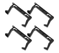 HYTROVE 4pcs Microwave Door Latch Hook Replacement Parts for Easy Install Safety Lock for Oven Door Security Plastic Bracket for Home Office Hotel Use