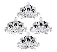 HYTROVE 4pcs Rhinestone Car Air Freshener Clip with Zinc Alloy Mini Aroma Diffuser, Elegant Sparkling Design Creates Charming Atmosphere for Car Interior, for Valentine's Day