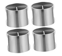 HYTROVE 4pcs Universal Gas Stove Knobs Replacement Zinc Alloy Lightweight Cooker Control Knobs for Home Or Restaurant Kitchen Use