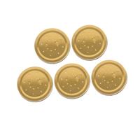 HYTROVE 5 Pcs Metal Bee Hive Feeder Lids for Watering Station Compatible with Various Hive Entrances Easy to Install Replacement Caps for Beehive Water Feeders Beekeeping Equipment