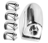 HYTROVE 5 Pcs Snare Drum Lug Ear Claw Hooks Connector Easy Installation Drum Parts Accessories Durable Replacement Silver