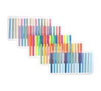 HYTROVE 5 Sets Precision Reusable Index Tabs for Students, 1500pcs Colorful Pet Sticky Page Markers with Gentle Adhesion Technology, for Office and Organizing Binders