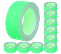 HYTROVE 5000pcs Light Green Price Label Paper Tags for Tag Machine with Smooth Paper Output and Creative Appearance for Office and Retail Price Tagging