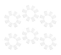 HYTROVE 50Pcs Door Hinge Angle Restrictor Clips Plastic Cabinet Door Stopper for Wall Protection, Soft Close Hinge Accessories for Household Cupboards