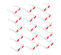 HYTROVE 50pcs Red Glasses for Colorful Spectacle for Valentine's Day Birthday Party Supplies Classroom Rewards Stylish Design for Home Movie Experience
