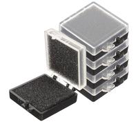 HYTROVE 5pcs Anti-static Electronic Chip Storage Case with Protective Sponge Organizer Box for Electronic Components and Samples Smooth Surface Multi-functional Container for Safe Storage