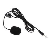 HYTROVE 5pcs Clip Lavalier Microphone with Adapter Cable Omnidirectional Clip Mic for Smartphones for Teaching Interviews Streaming and Video Recording Extra Long Cable