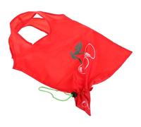 HYTROVE 5pcs Foldable Reusable Shopping Tote Bags with Cherry Pattern, Strong Polyester Material, Lightweight and Portable for Retail Shopping and Event Bags