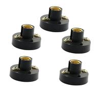 HYTROVE 5pcs Screw Lamp Base for Physics Experiments Electrical Laboratory Supplies for Teaching Electricity Science Projects Lightweight Convenient Design