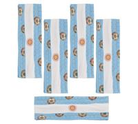 HYTROVE 5pcs Soccer Party Decor Elastic Sweatbands and Sweat Management and Nonslip Polyester Material, for Soccer Playing and Sports Parties