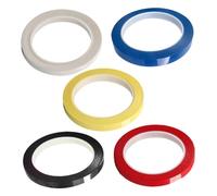 HYTROVE 5pcs Violin Fingerboard Tape Set for Beginners, Colorful Instrument Finger Guide Stickers for Violin and Cello, Includes White Red Black Blue and Light Yellow for Accurate Note Positioning