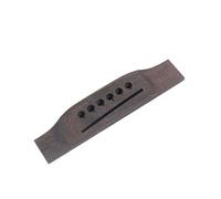 HYTROVE 6-string Rosewood Guitar Saddle Bridge for Folk and Acoustic Guitar Replacement, Precisely Shaped Bone Slotted Saddle with Easy and Quick Mounting for Performance or DIY