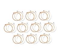 HYTROVE 60Pcs Acoustic Guitar Strings Folk Guitar Strings Pack with Various Diameters for Beginners Durable Warm Tone and Easy Playability for Acoustic