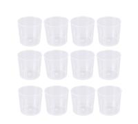 HYTROVE 60pcs Plastic Measuring Cups 30ml with Graduation Marks Molded for Accurate Measurement, Made of Sturdy Pp Material, for Kitchen and School Laboratory Use