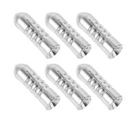 HYTROVE 6pcs Aluminum Alloy Dart Flight Protectors Metal Wing Correctors with Effortless Use and Easy Maintenance for Competitive Scenarios