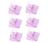 HYTROVE 6pcs Clear Dog Pee Pad Holder Wall Clips for Potty Training Stable Design for Various Light Fixtures Easy Installation for Puppies and Dogs
