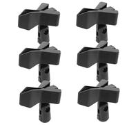 HYTROVE 6pcs Mic Stand Clip Adapters Microphone Holder for School Office Theatre Ktv Use Lightweight Portable Design for Easy Carrying