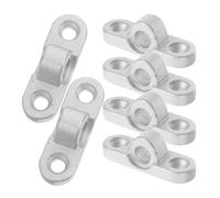 HYTROVE 6pcs Stainless Steel Awning Bottom Brackets for Caravans and Rvs, Quick Installation and Easy to Assemble Wall Mounting Bracket Accessories for Outdoor Camping Tents and Awnings