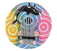 HYTROVE 7 Keys Thumb Piano Portable Mini Kalimba for Beginners Lightweight Metal Small Musical Instrument for Music Practice and Relaxation Random Color Random Style