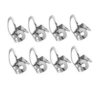 HYTROVE 8Pcs Adjustable Thumb Picks Hollowed Metal Finger Picks for Banjo Acoustic Guitar Ukulele Mandolin Wear Resistant Plectrums for Enhanced Control Comfort
