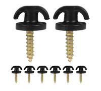 HYTROVE 8pcs Car Cargo Net Hooks for Car Rear Cargo Trunk Storage, Versatile Installation with Plastic and Metal Materials, for Trunk Space Optimisation and Hanging Other Items